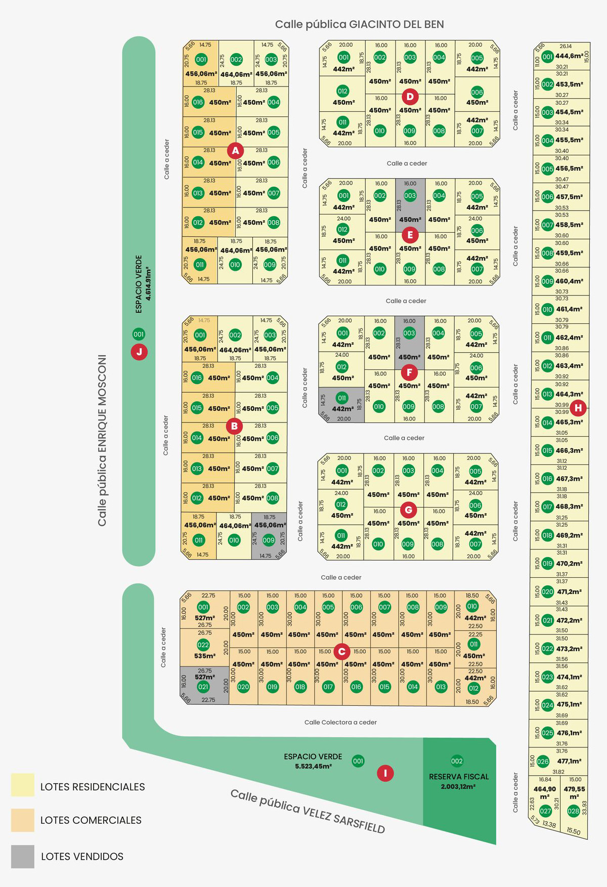 Plano de disponibilidad de La Toscana