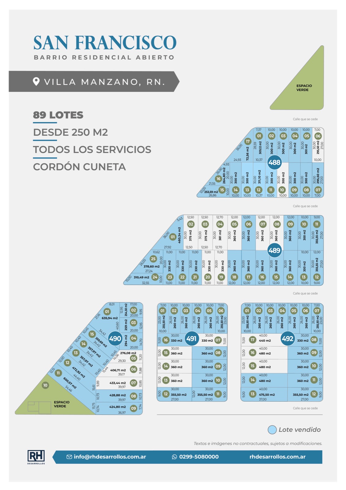 Plano de disponibilidad de San Francisco